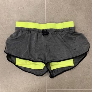 2/15 or 3/22 Nike Neon Shorts Built in spandex